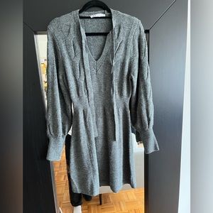 Zara gray sweater dress